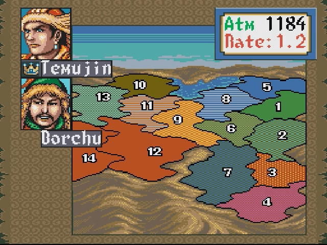 Genghis Khan II Clan of the Gray Wolf screenshot 3 for Super Nintendo